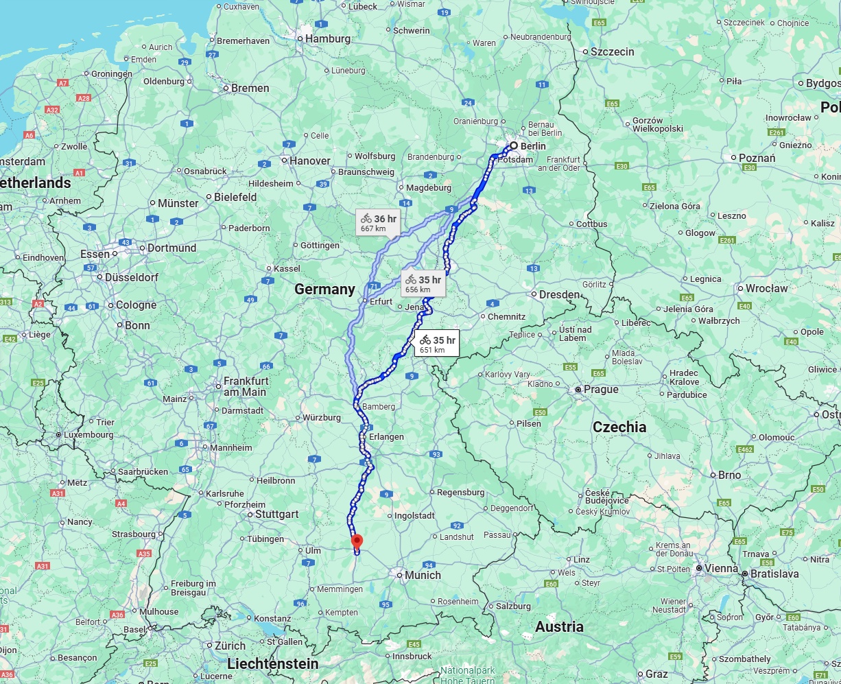 Anreise von Berlin Zu Augsburg Über 