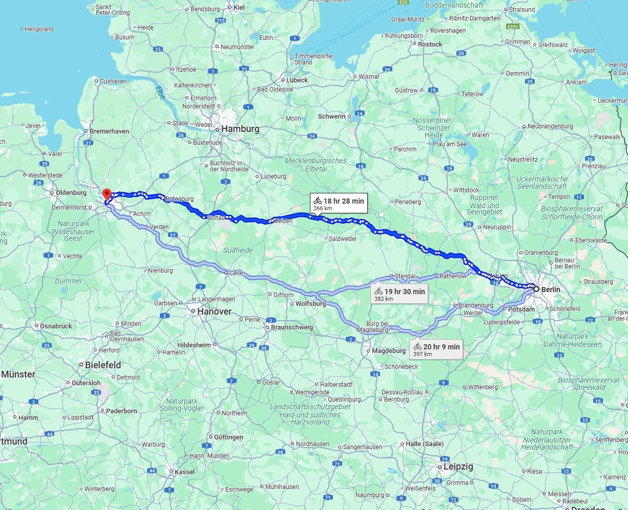 Anreise von Berlin Zu Bremen Über 