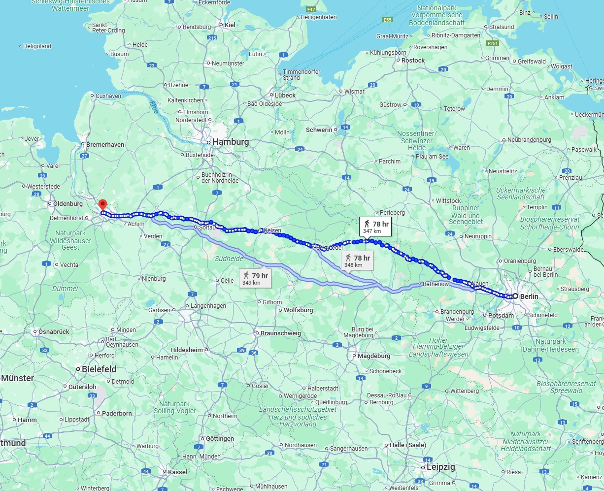 Anreise von Berlin Zu Bremen Über 