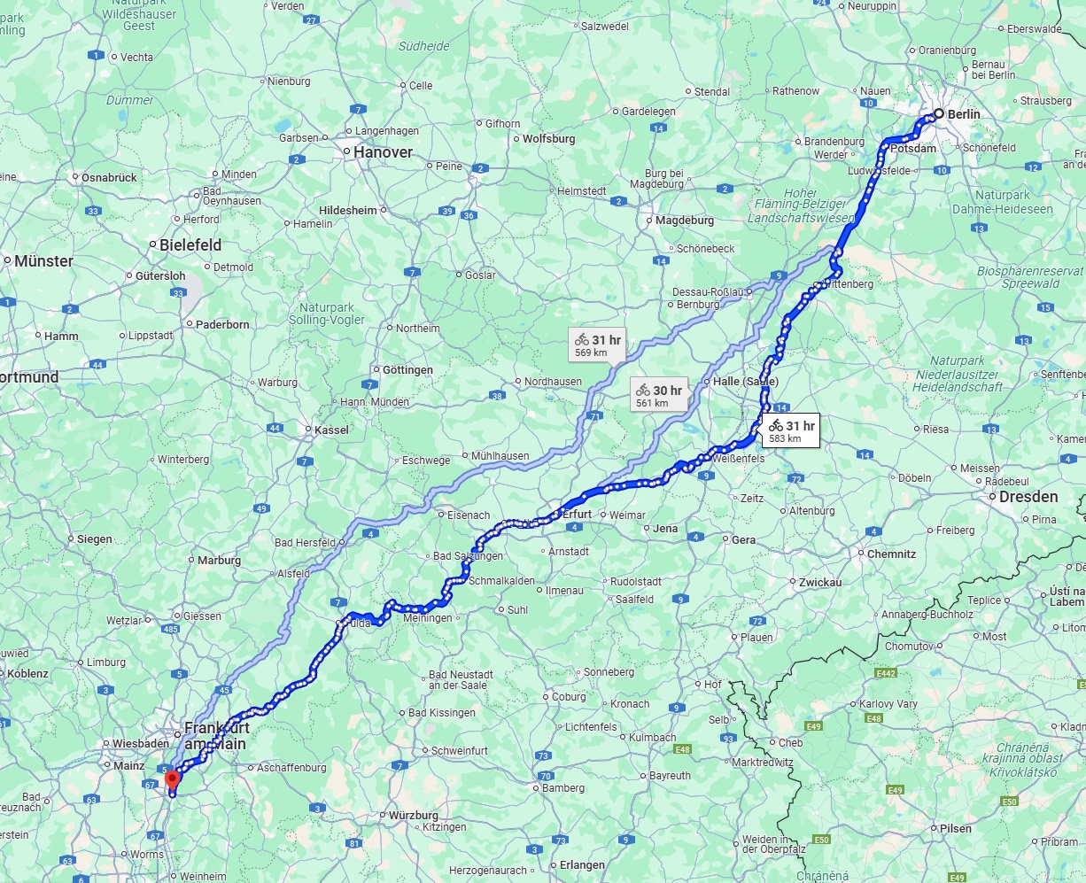 Anreise von Berlin Zu Darmstadt Über 