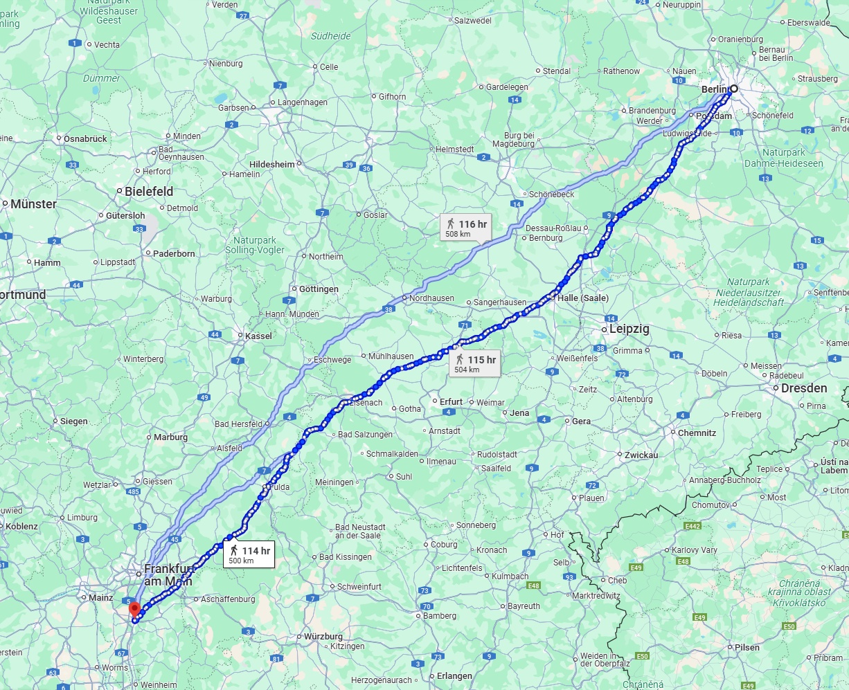Anreise von Berlin Zu Darmstadt Über 