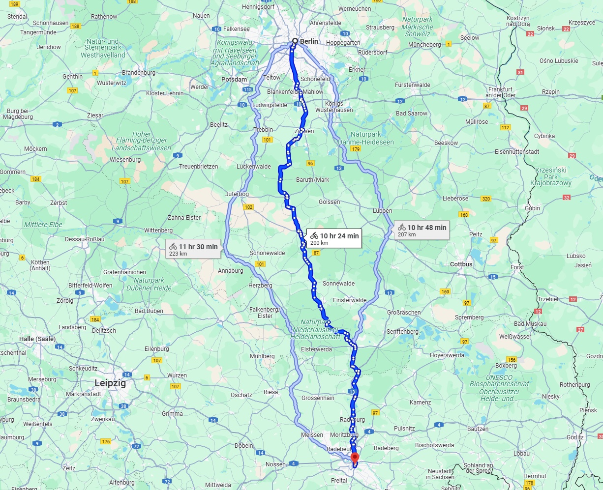 Anreise von Berlin Zu Dresden Über 