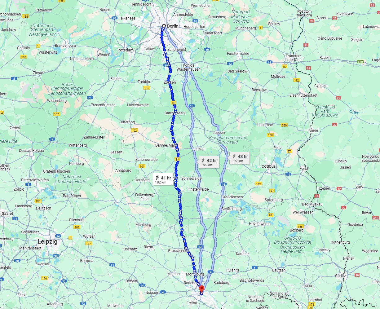Anreise von Berlin Zu Dresden Über 