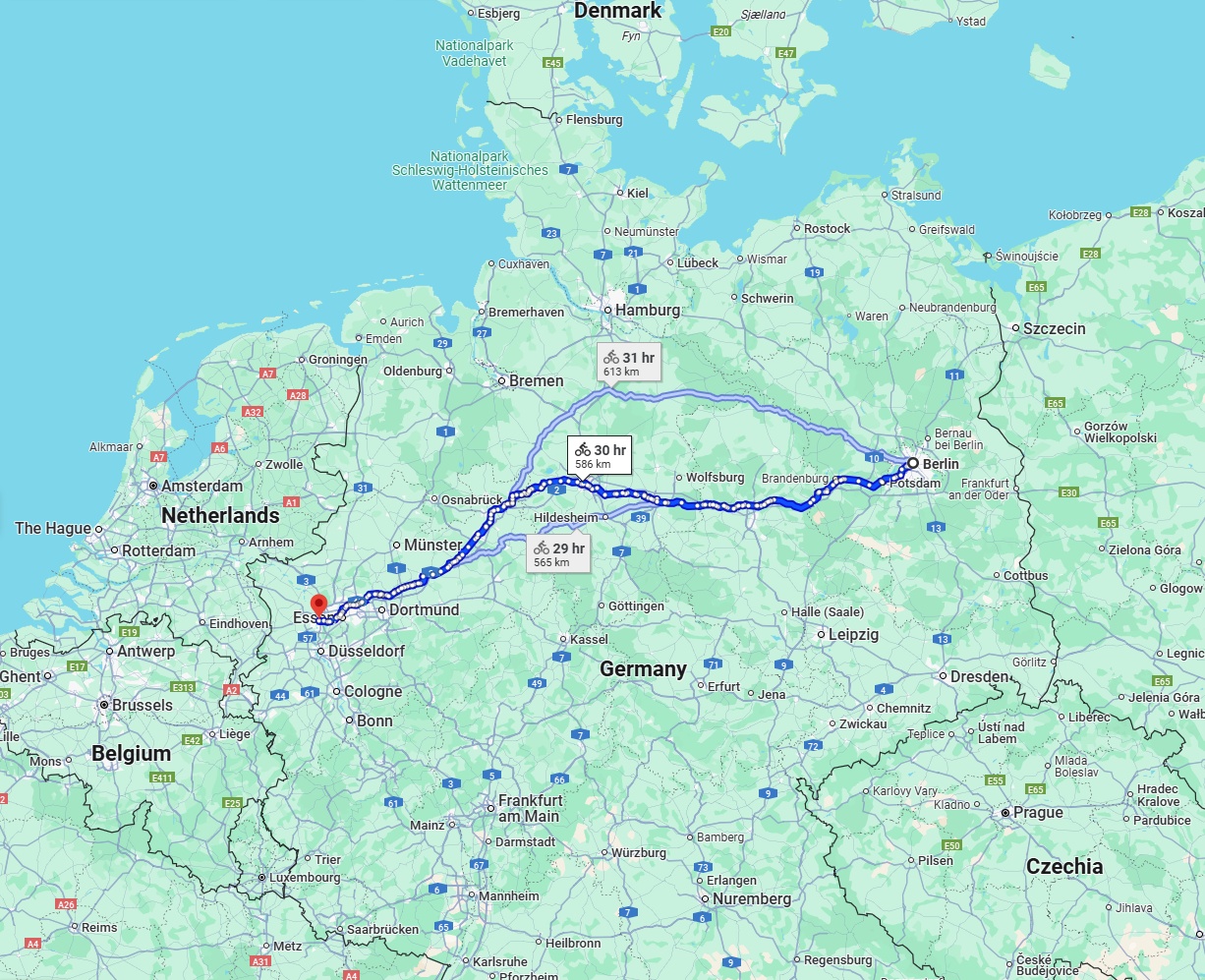 Anreise von Berlin Zu Duisburg Über 