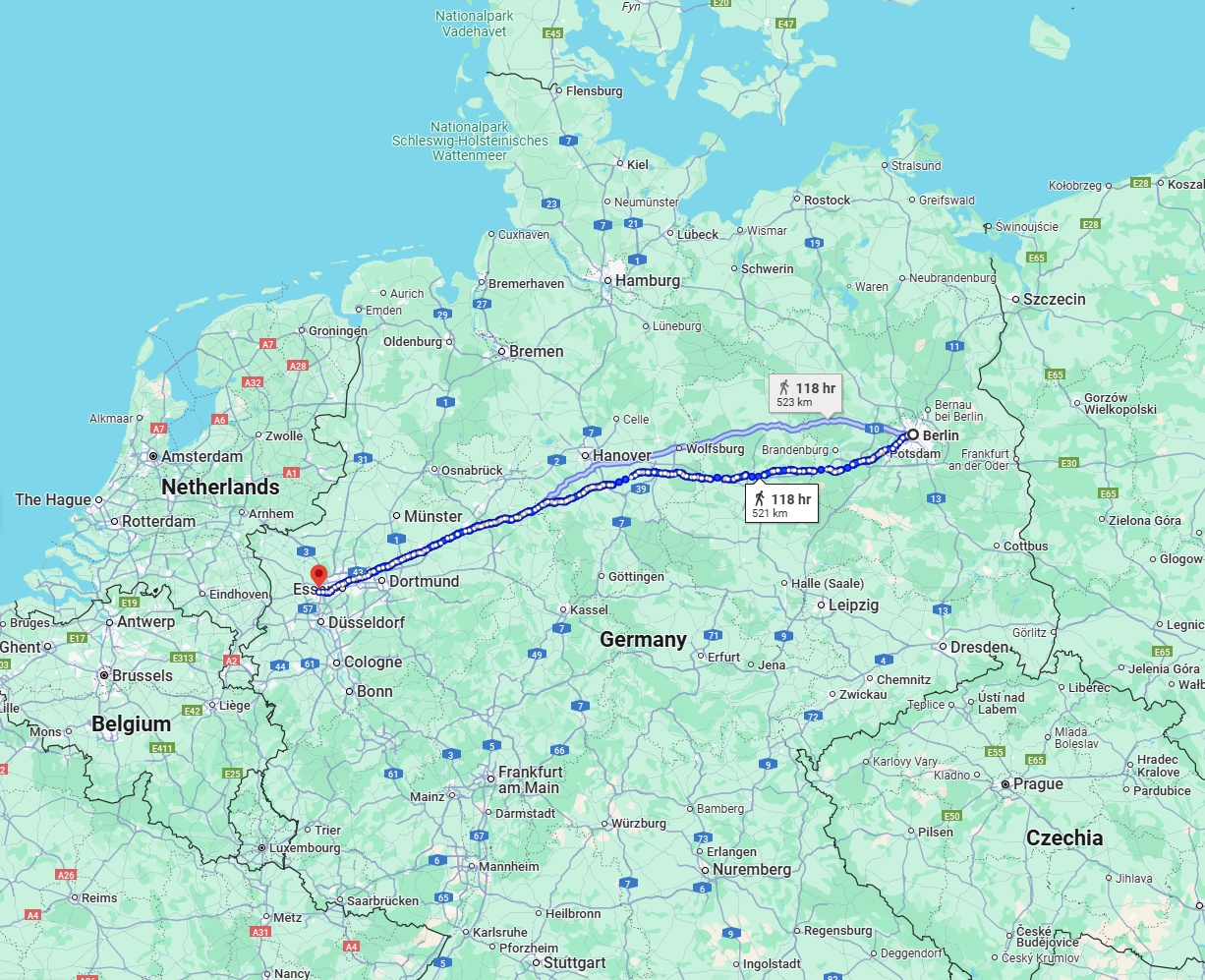 Anreise von Berlin Zu Duisburg Über 