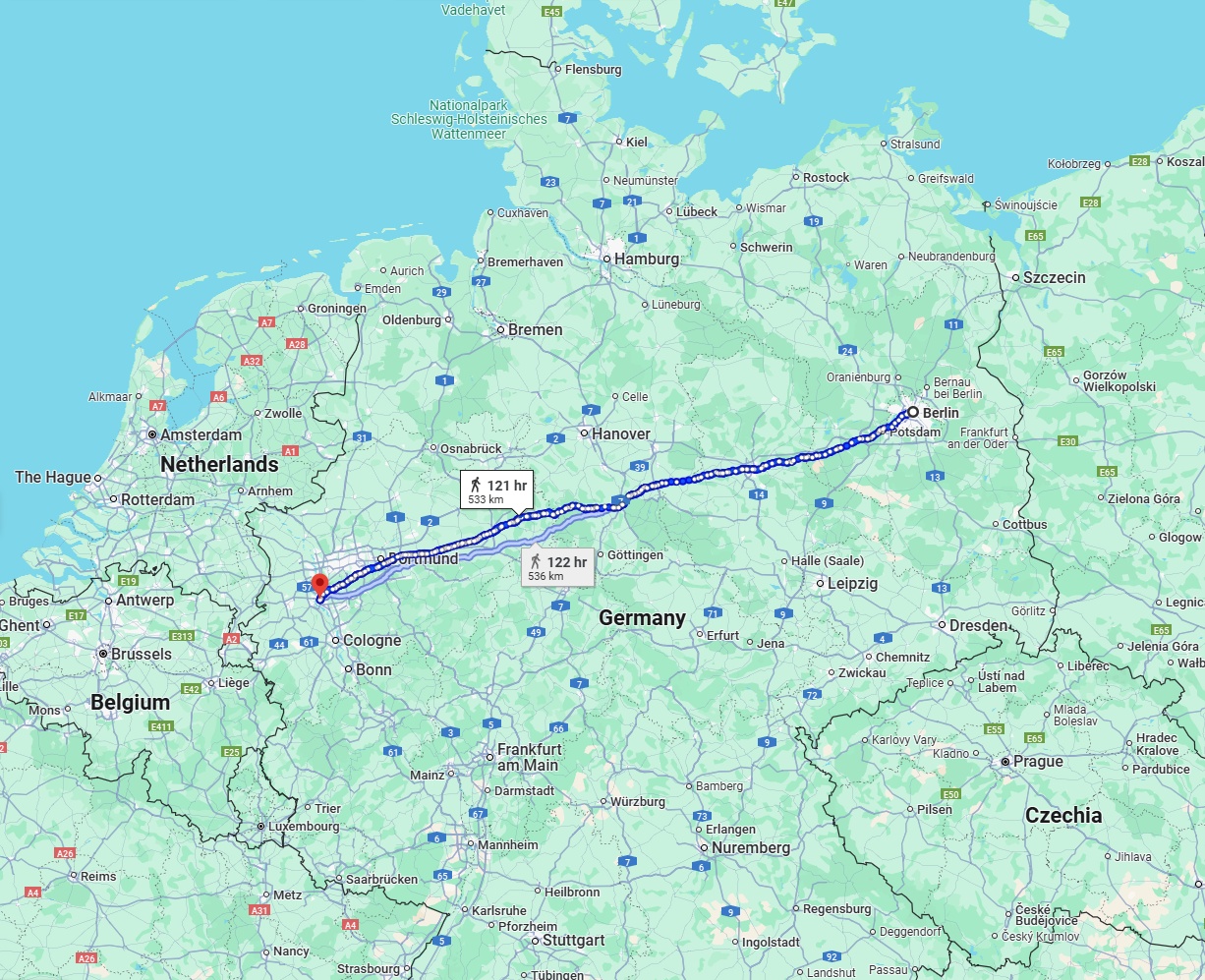 Anreise von Berlin Zu Düsseldorf Über 