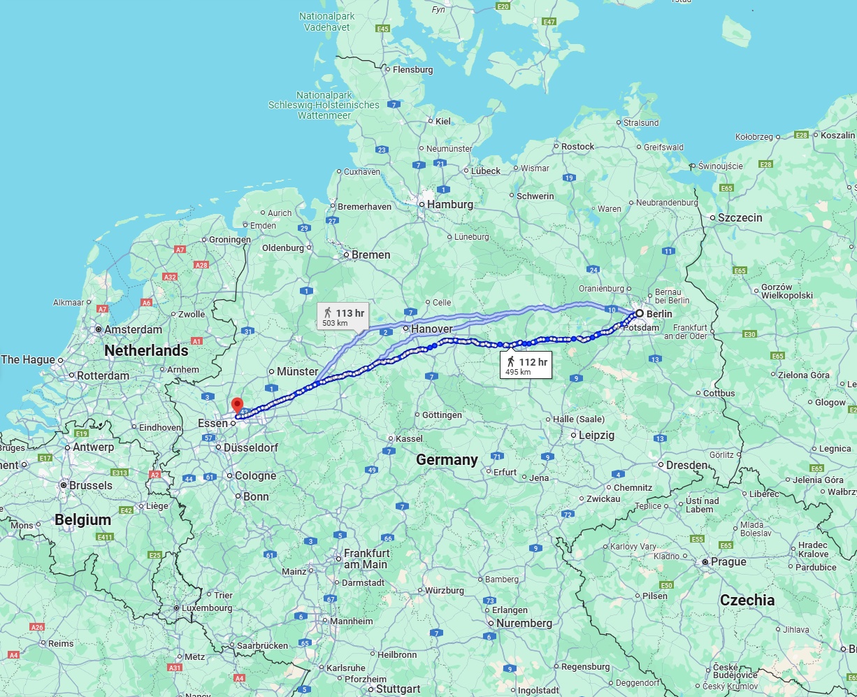 Anreise von Berlin Zu Gelsenkirchen Über 