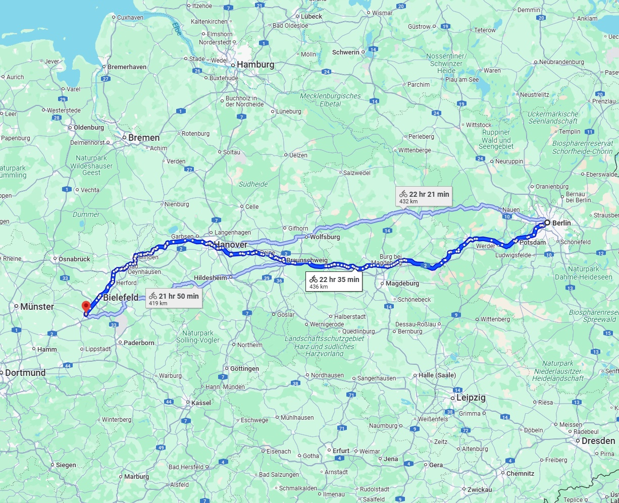 Anreise von Berlin Zu Gütersloh Über 