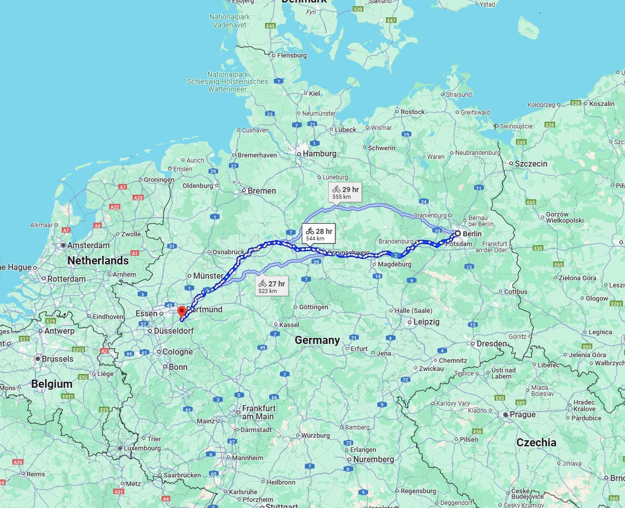 Anreise von Berlin Zu Hagen Über 