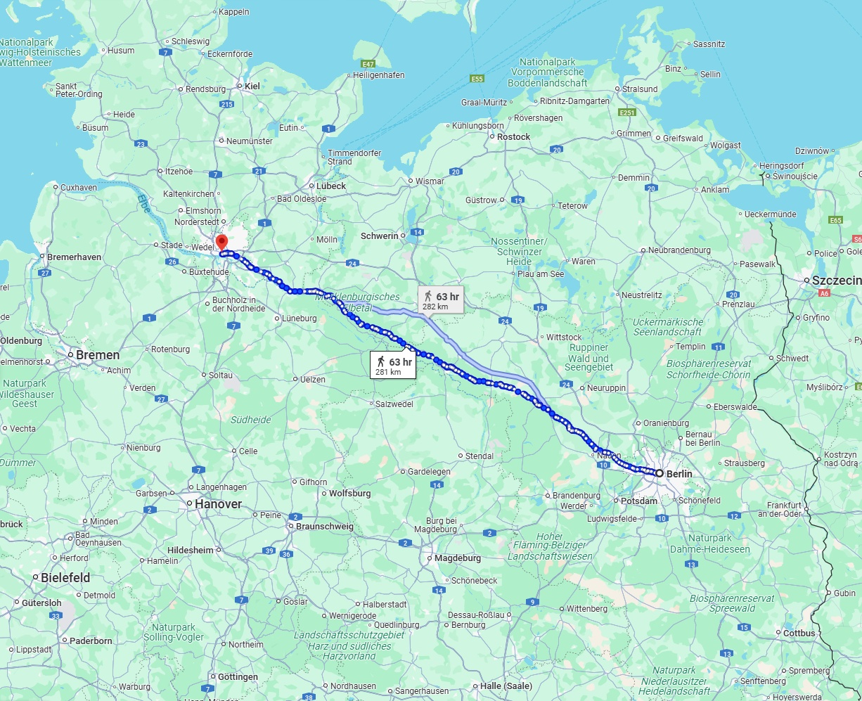 Anreise von Berlin Zu Hamburg Über 