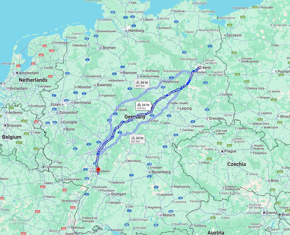 Anreise von Berlin Zu Heidelberg Über 