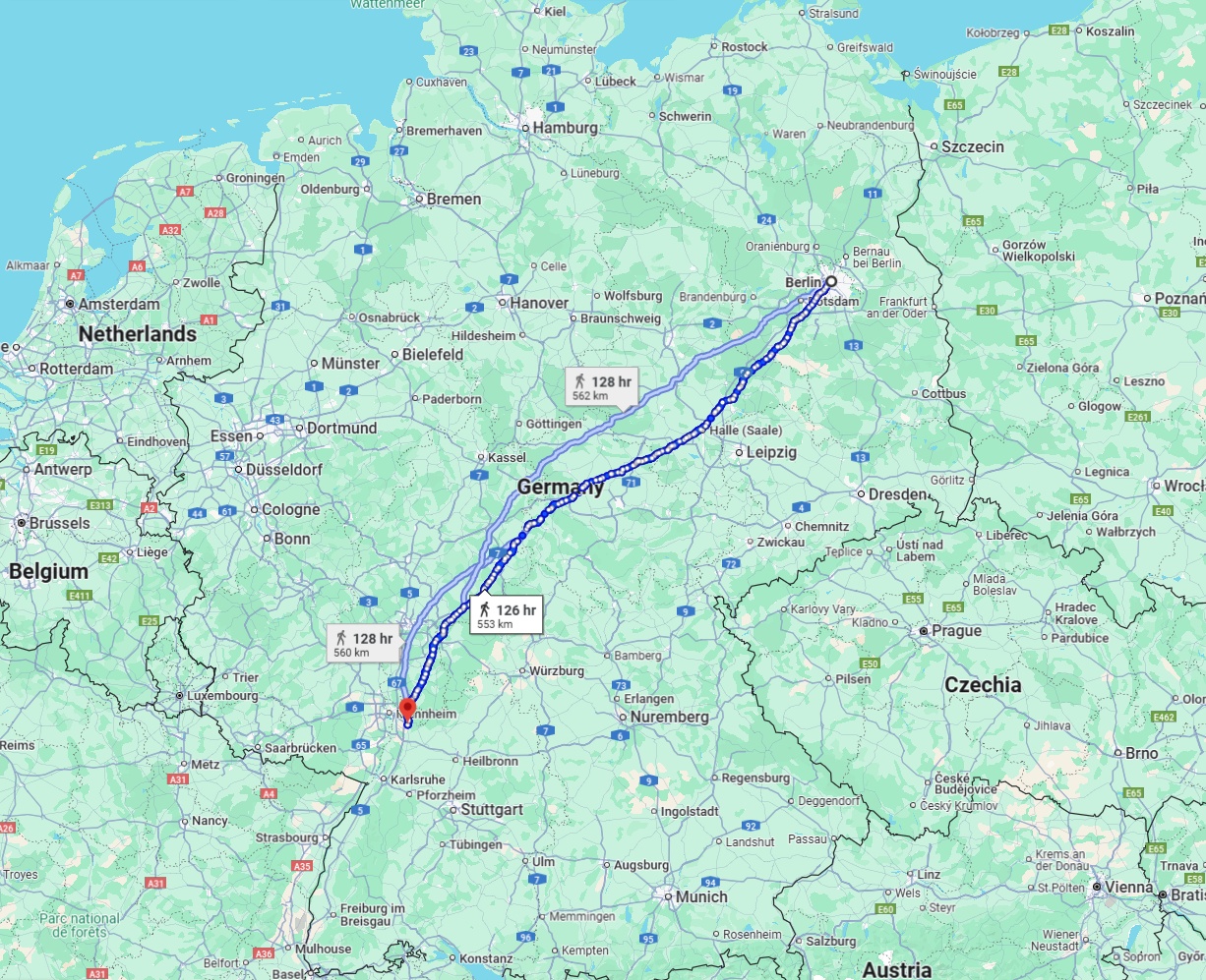 Anreise von Berlin Zu Heidelberg Über 