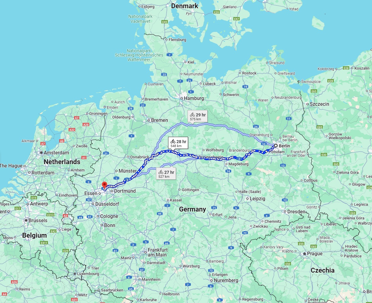 Anreise von Berlin Zu Herne Über 
