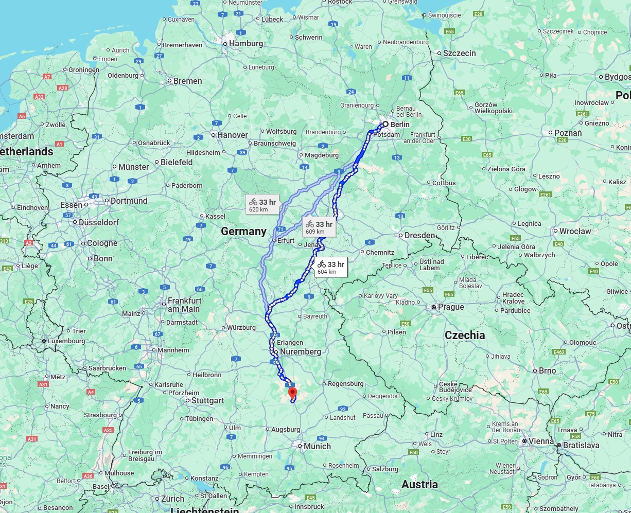 Anreise von Berlin Zu Ingolstadt Über 