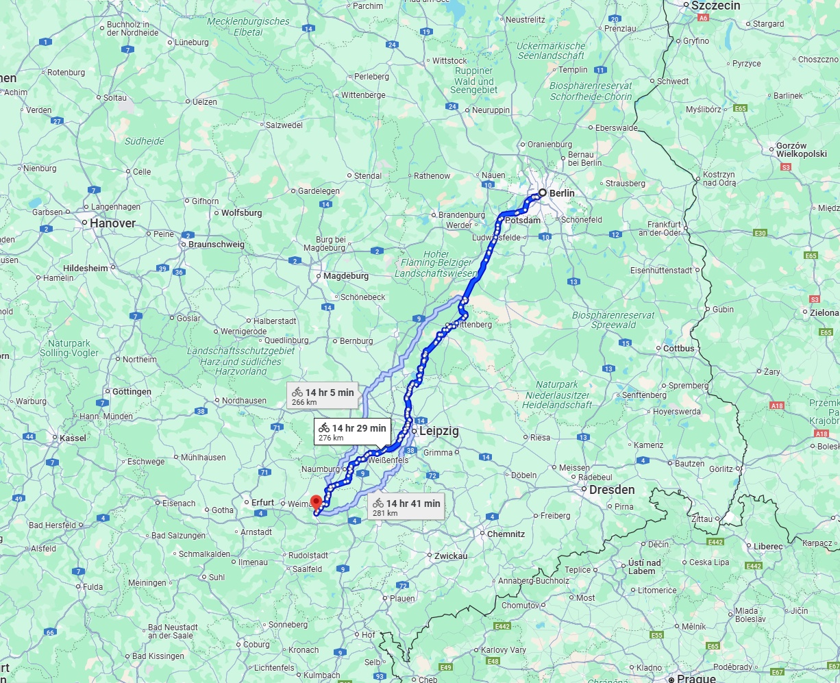 Anreise von Berlin Zu Jena Über 