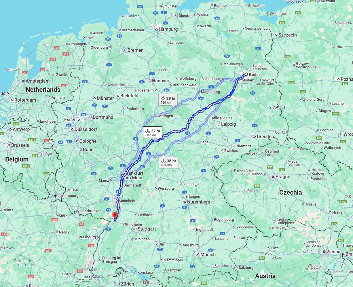 Anreise von Berlin Zu Karlsruhe Über 