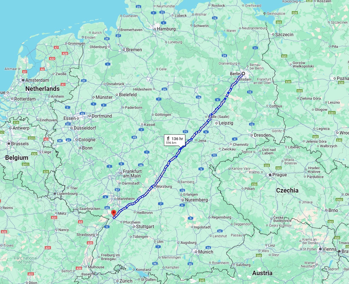 Anreise von Berlin Zu Karlsruhe Über 