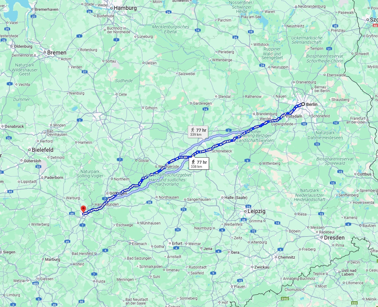 Anreise von Berlin Zu Kassel Über 