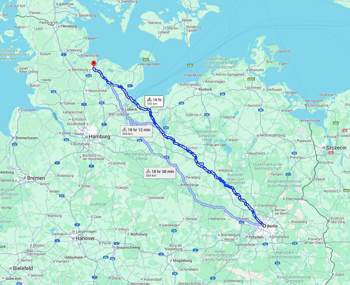 Anreise von Berlin Zu Kiel Über 