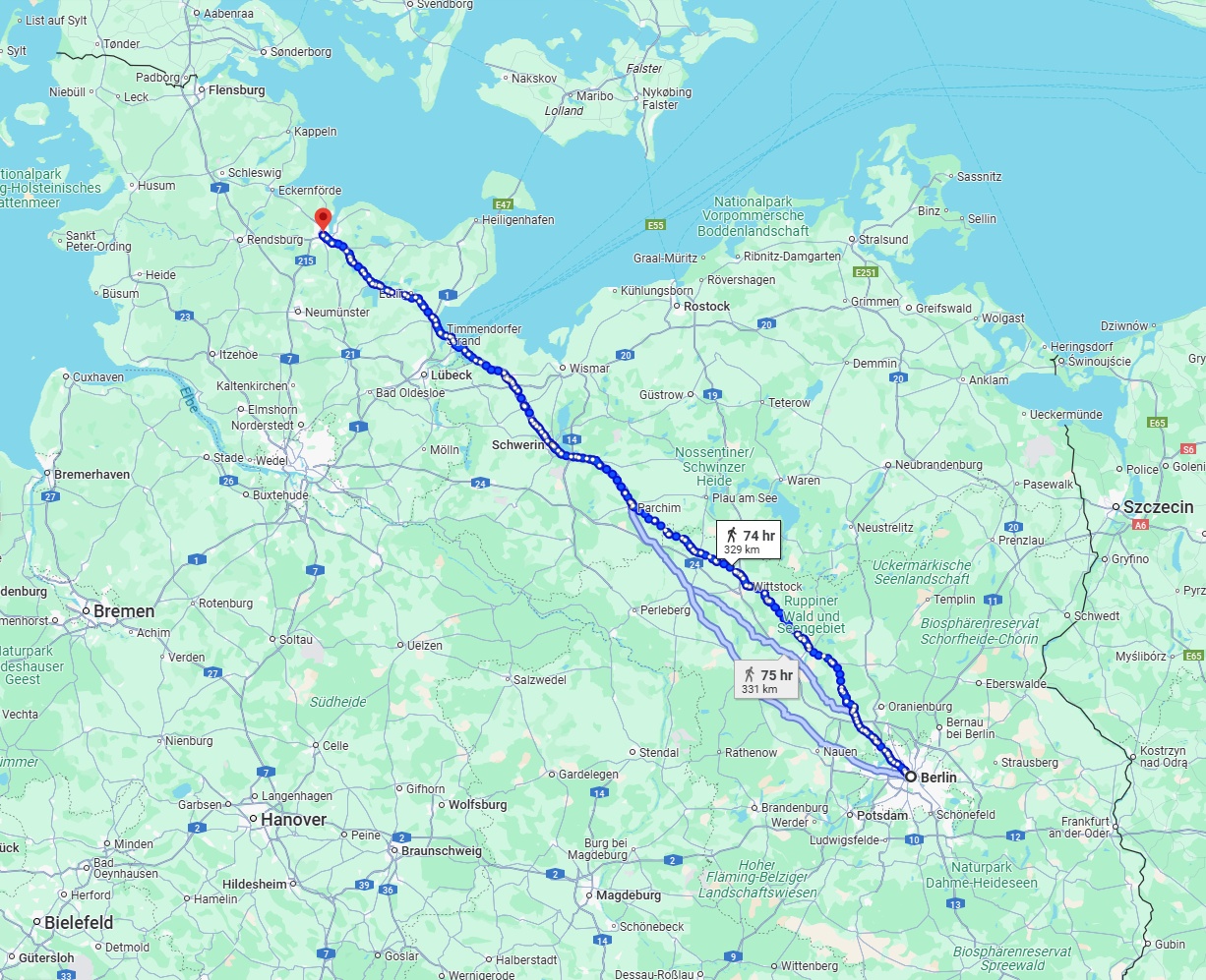 Anreise von Berlin Zu Kiel Über 