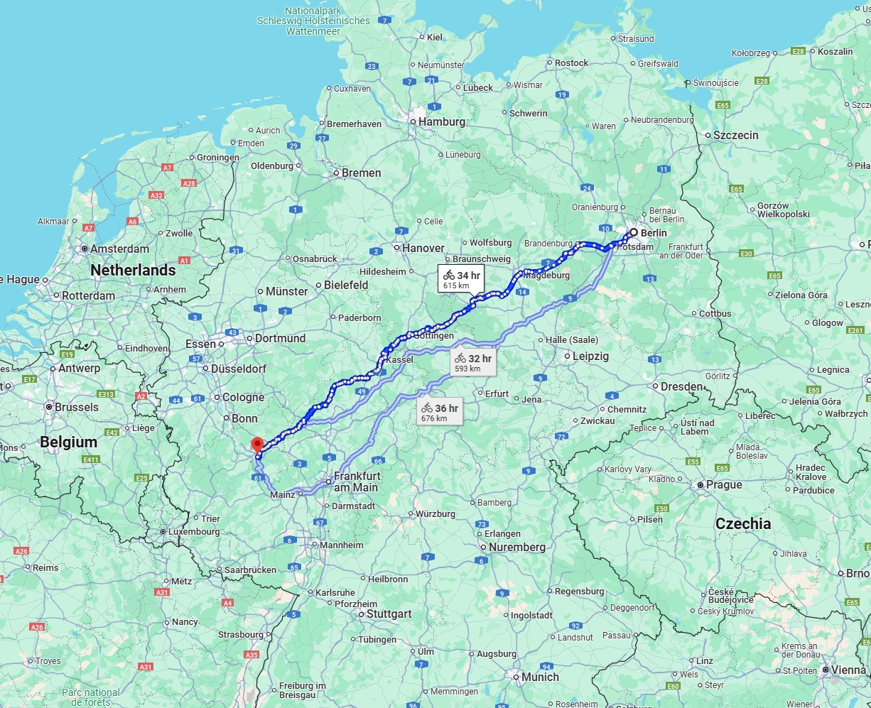 Anreise von Berlin Zu Koblenz Über 