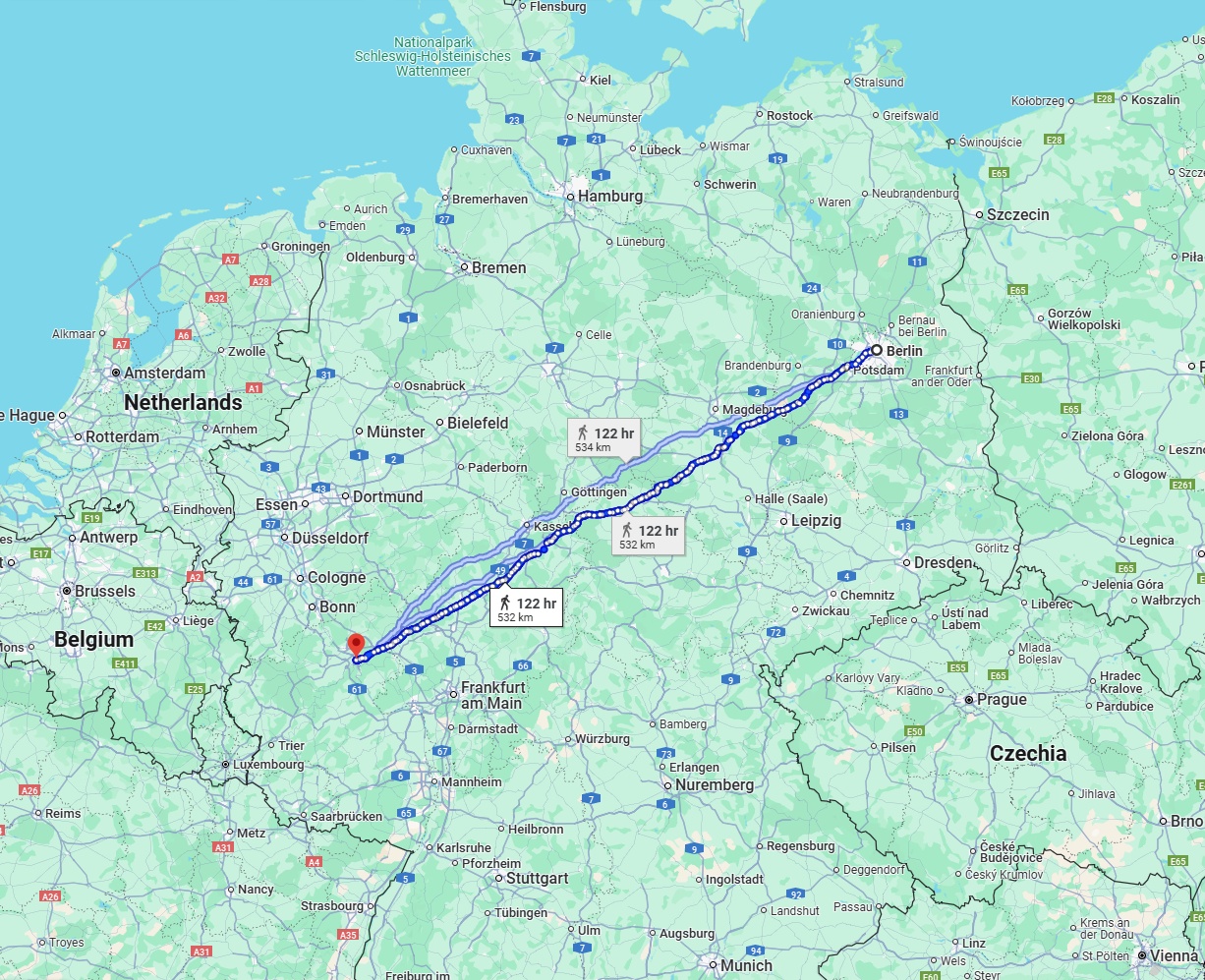 Anreise von Berlin Zu Koblenz Über 