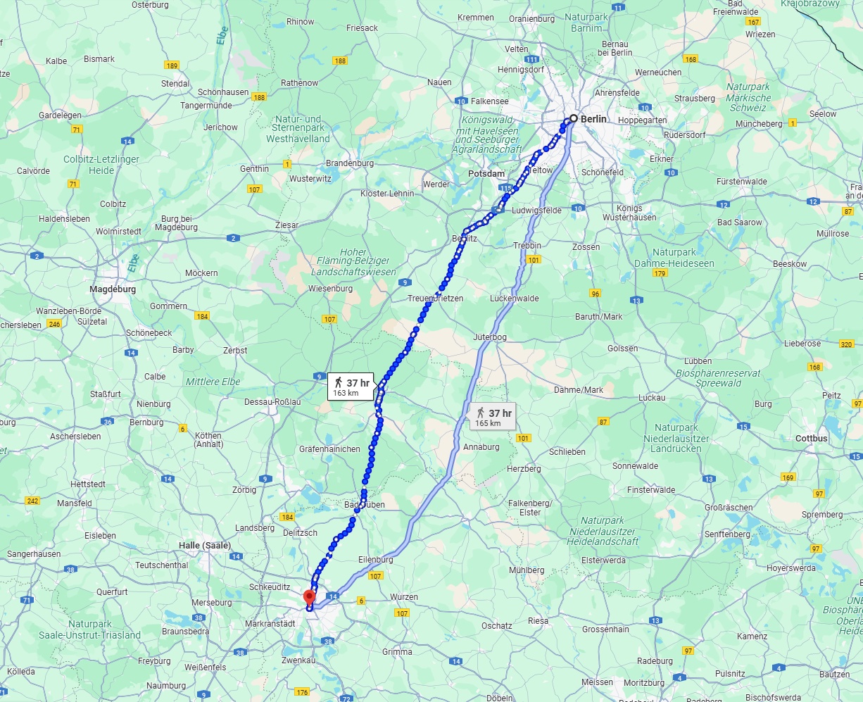Anreise von Berlin Zu Leipzig Über 