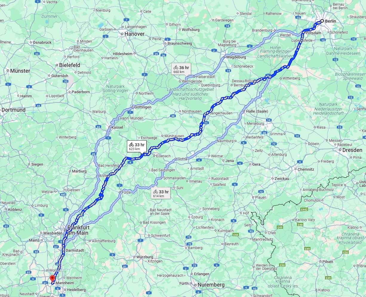 Anreise von Berlin Zu Ludwigshafen am Rhein Über 