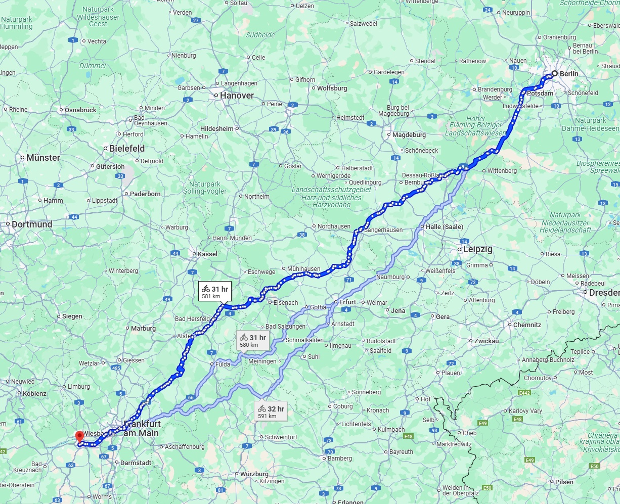 Anreise von Berlin Zu Mainz Über 