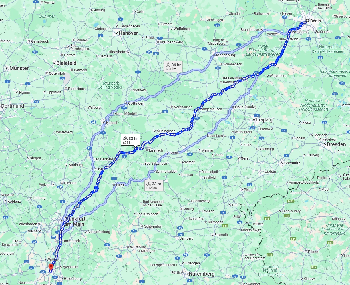 Anreise von Berlin Zu Mannheim Über 