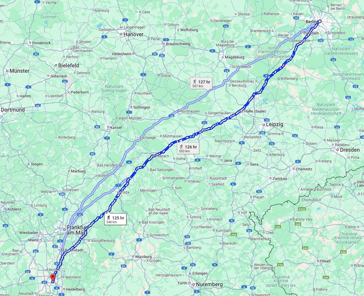 Anreise von Berlin Zu Mannheim Über 