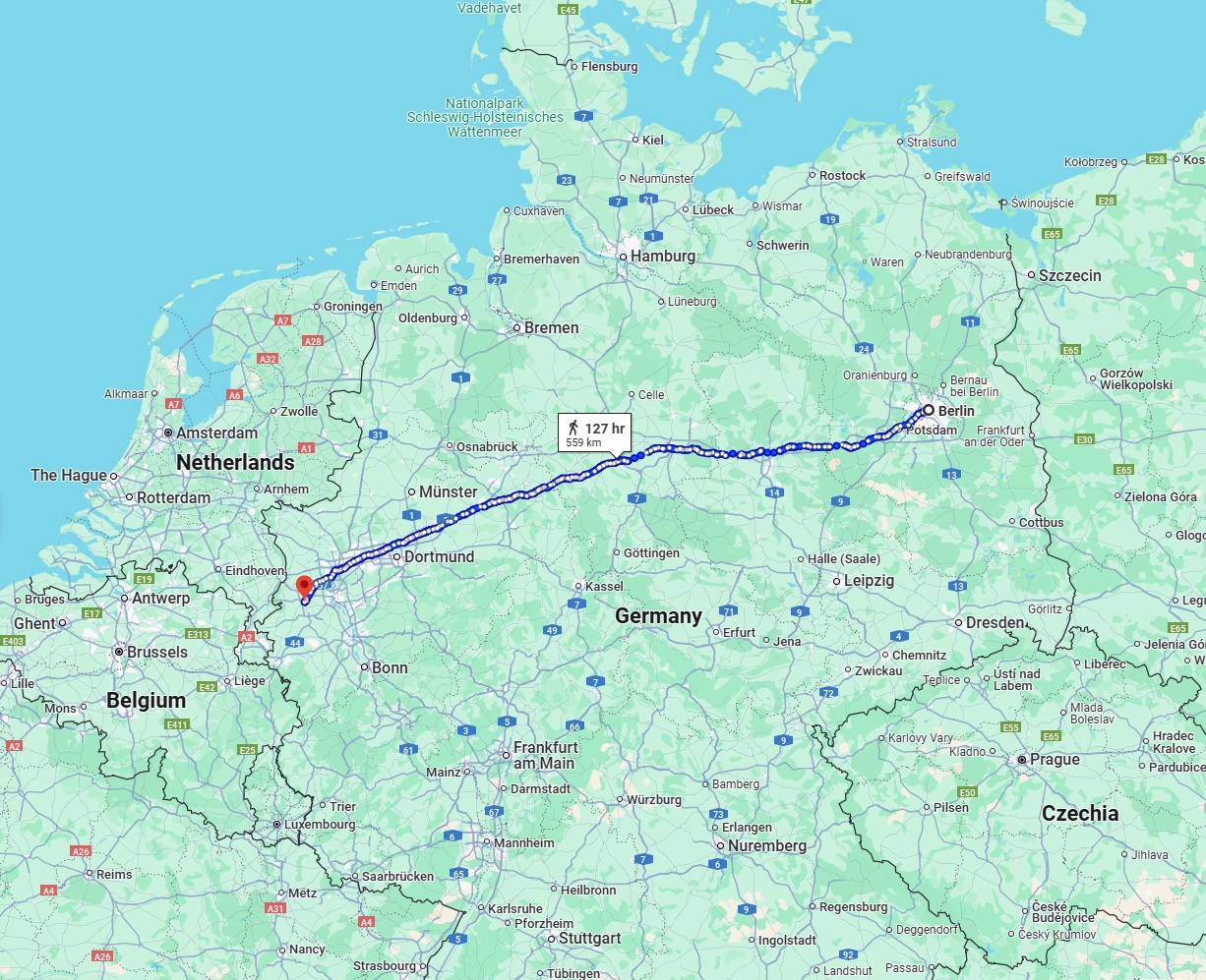 Anreise von Berlin Zu Mönchengladbach Über 