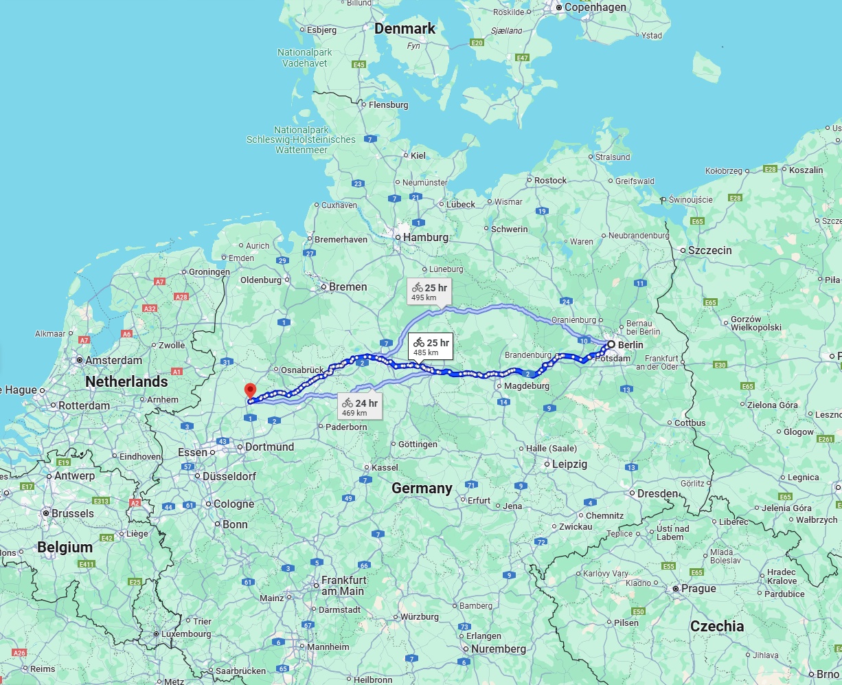Anreise von Berlin Zu Münster Über 