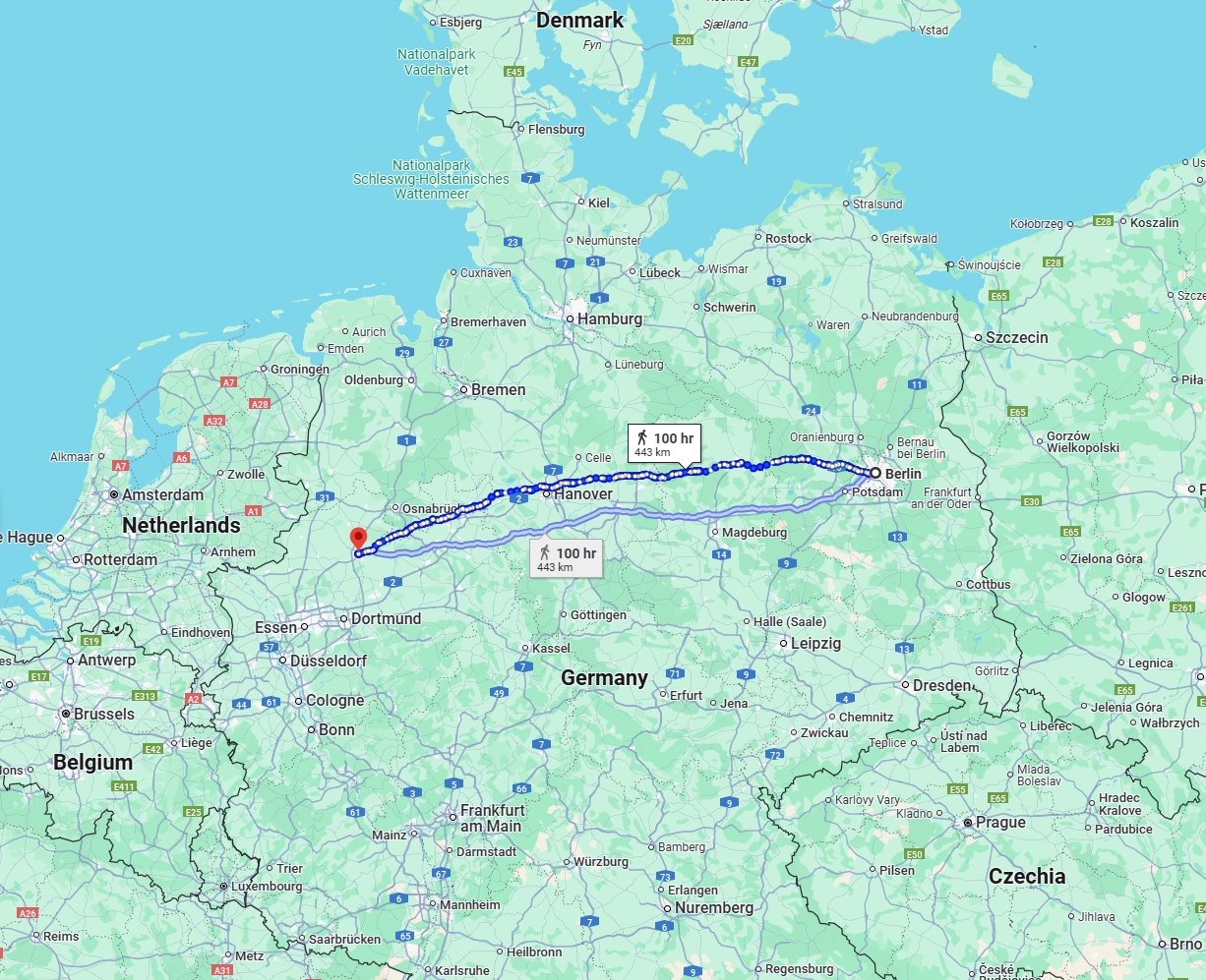 Anreise von Berlin Zu Münster Über 