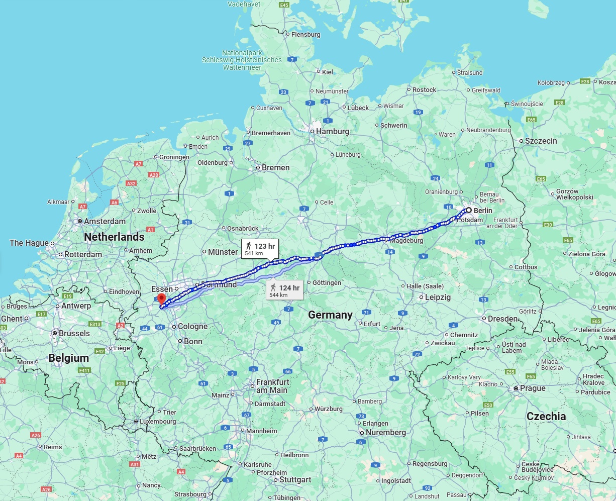 Anreise von Berlin Zu Neuss Über 