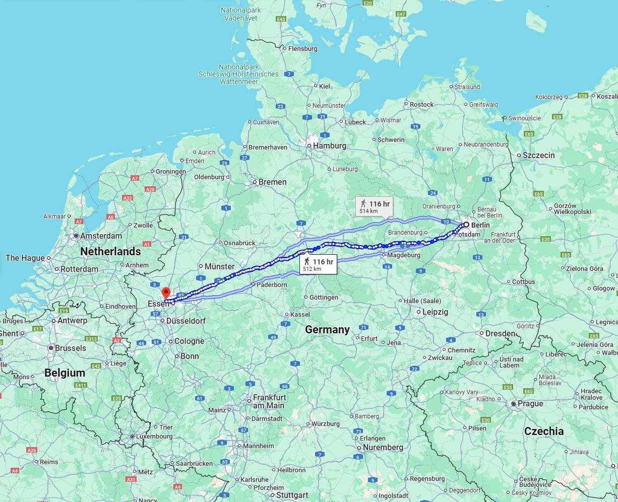 Anreise von Berlin Zu Oberhausen Über 