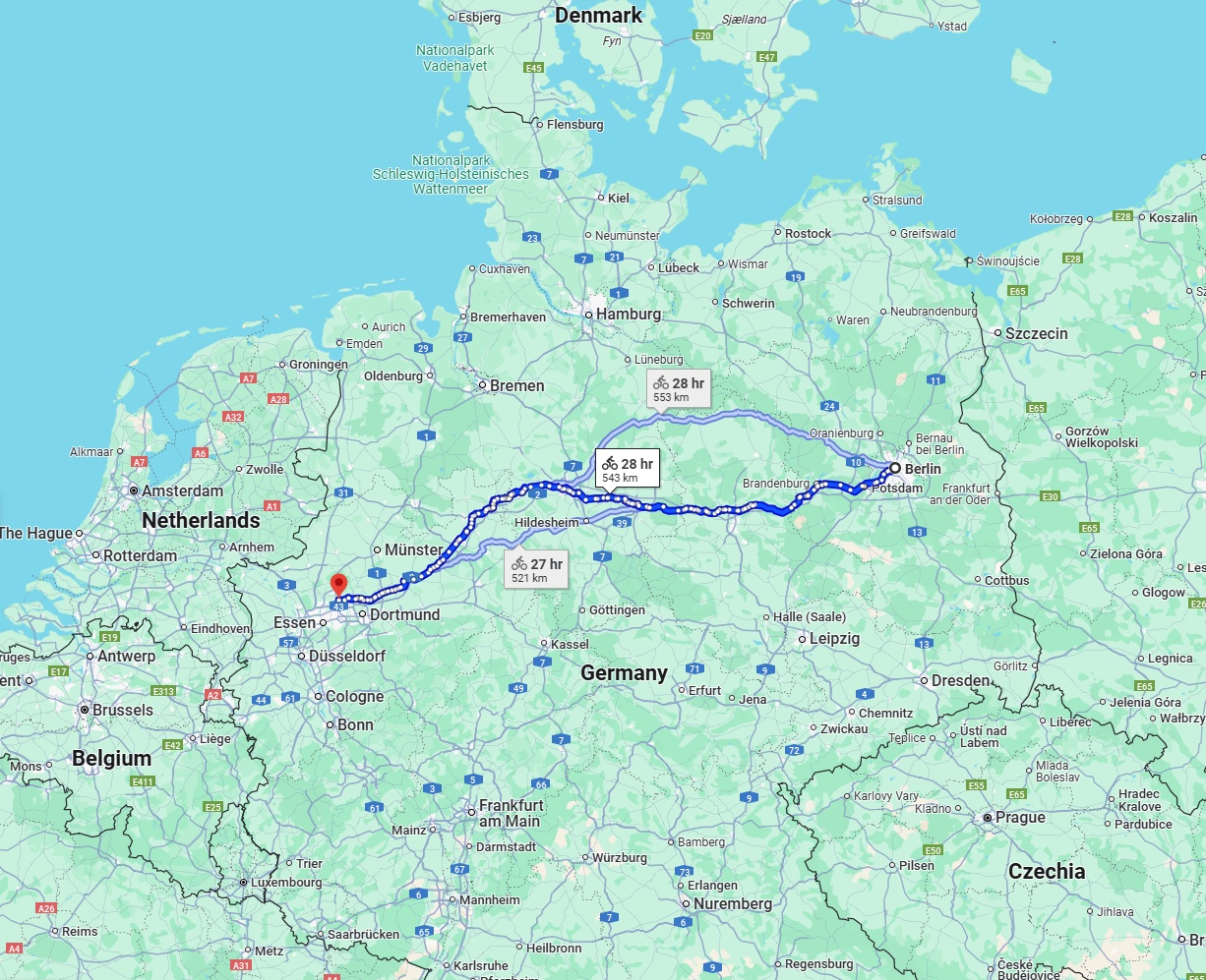 Anreise von Berlin Zu Recklinghausen Über 