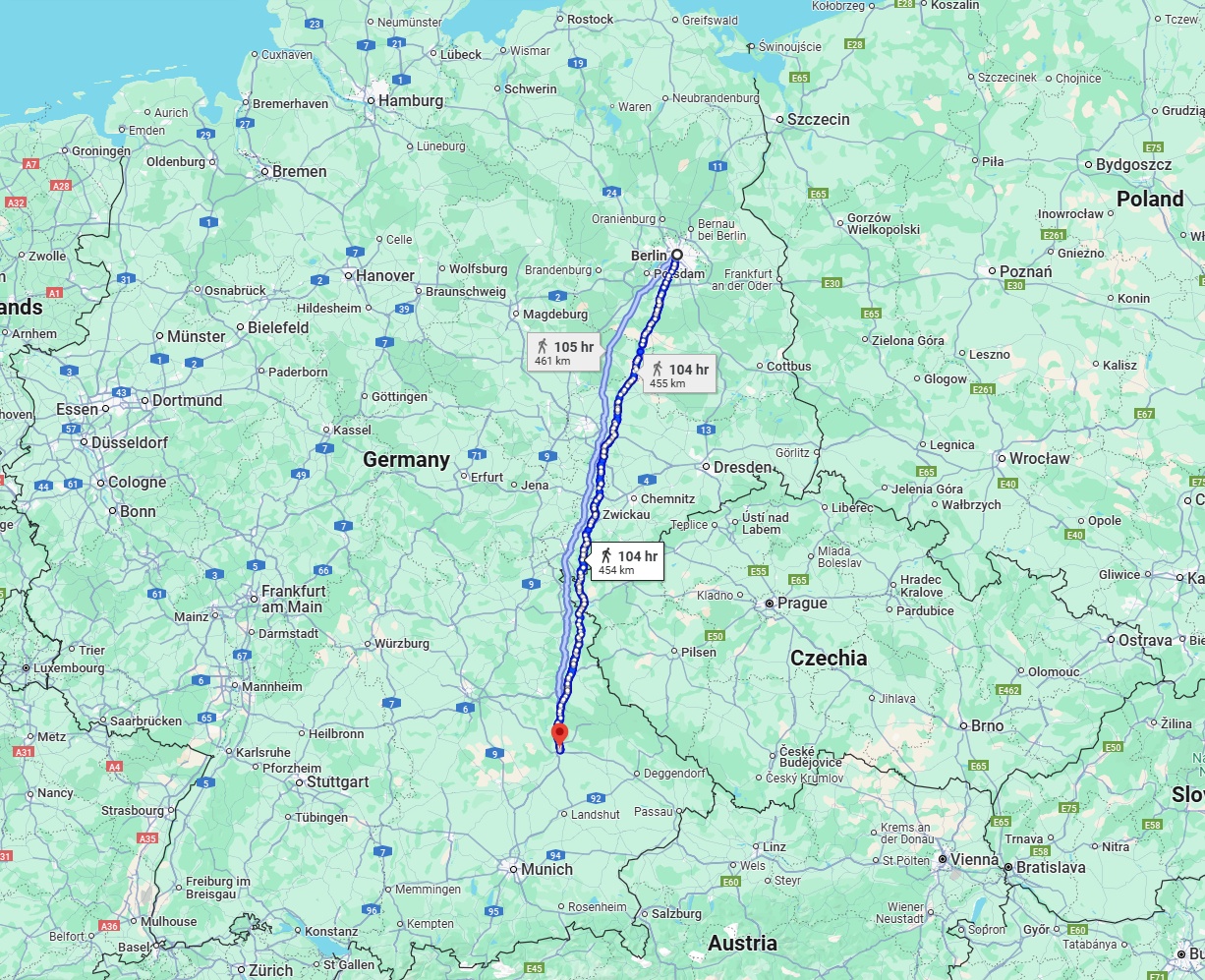 Anreise von Berlin Zu Regensburg Über 
