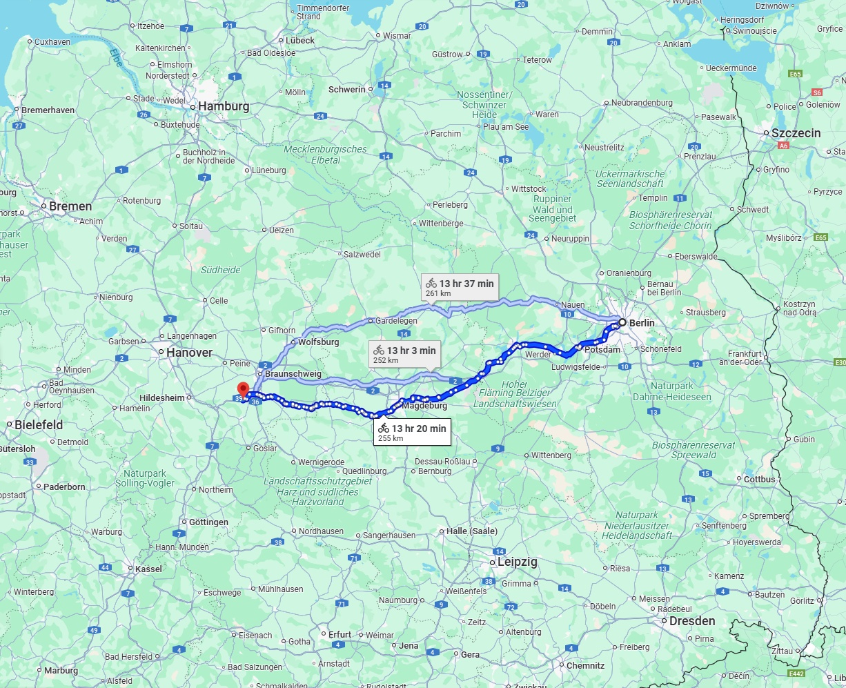 Anreise von Berlin Zu Salzgitter Über 