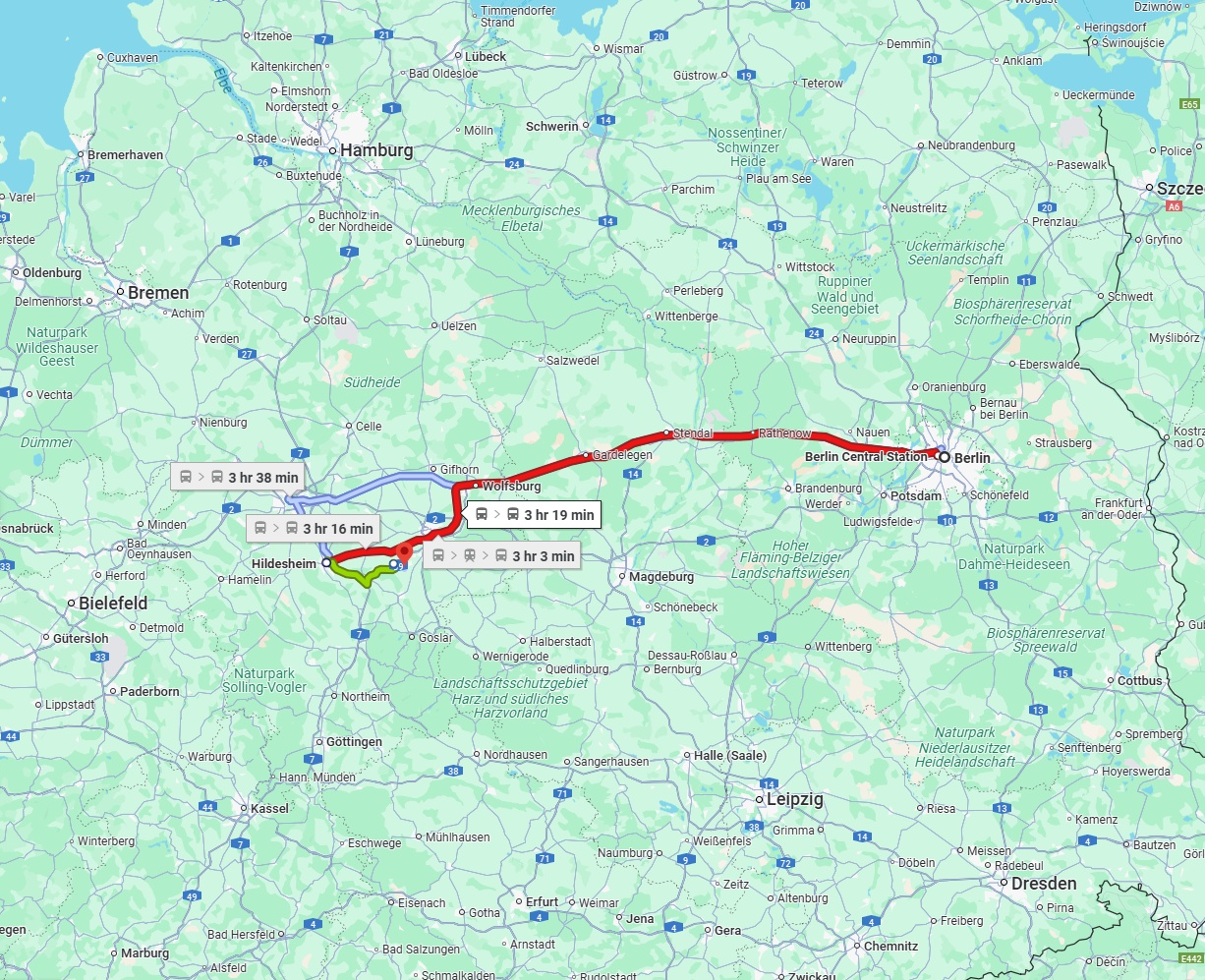 Anreise von Berlin Zu Salzgitter Über 