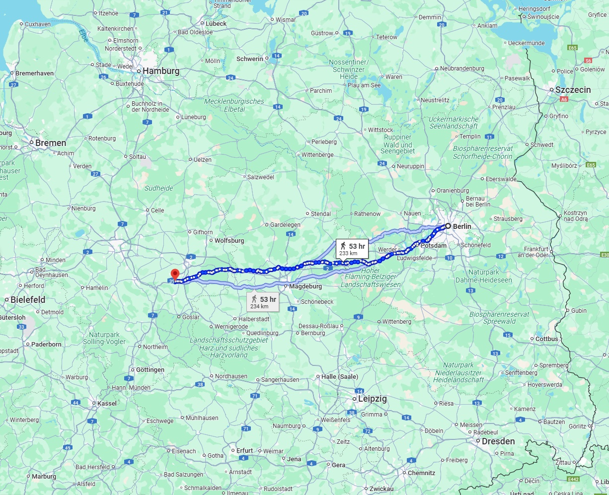 Anreise von Berlin Zu Salzgitter Über 