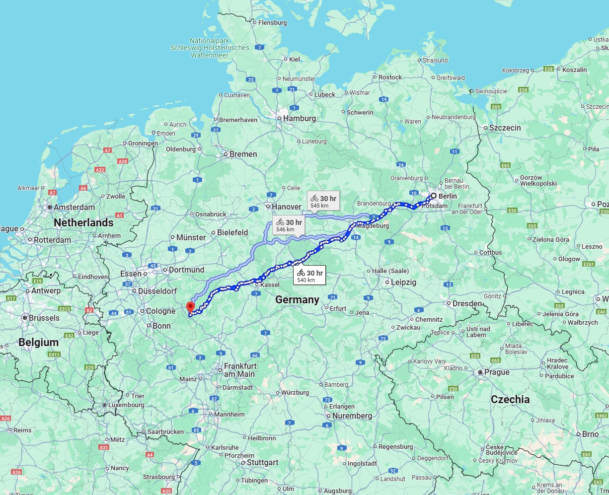 Anreise von Berlin Zu Siegen Über 