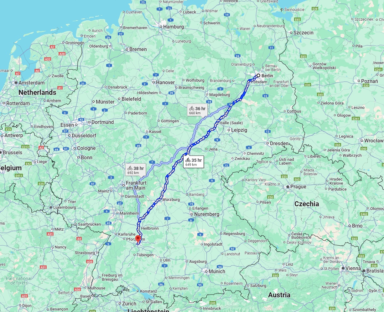Anreise von Berlin Zu Stuttgart Über 