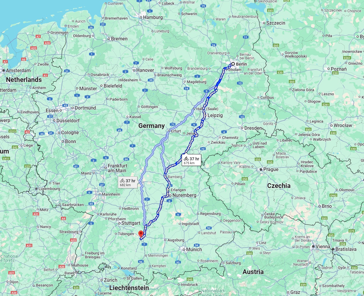 Anreise von Berlin Zu Ulm Über 