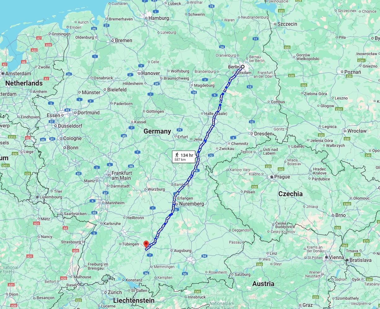 Anreise von Berlin Zu Ulm Über 