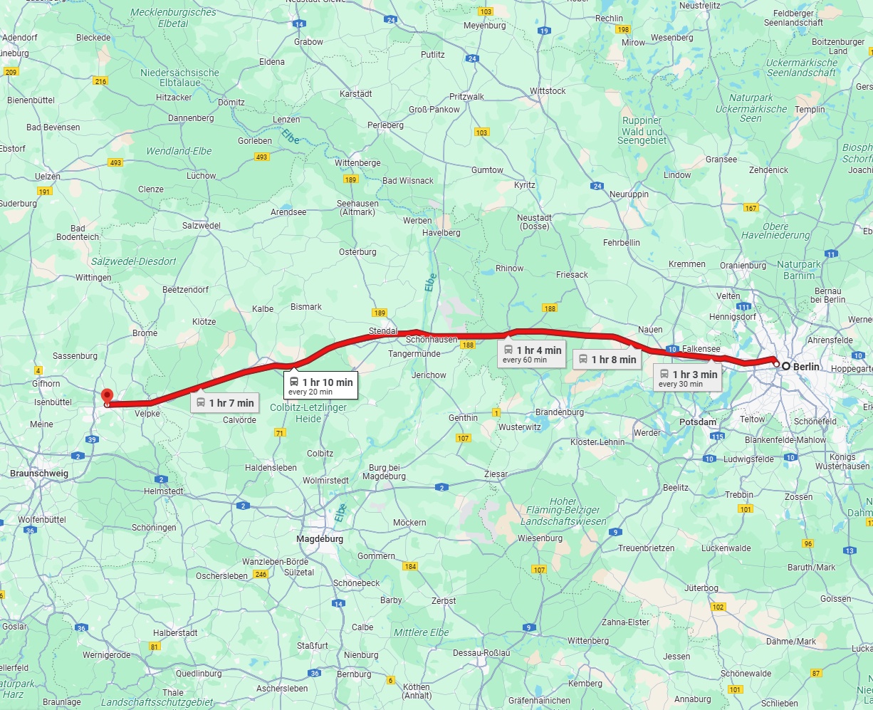 Anreise von Berlin Zu Wolfsburg Über 