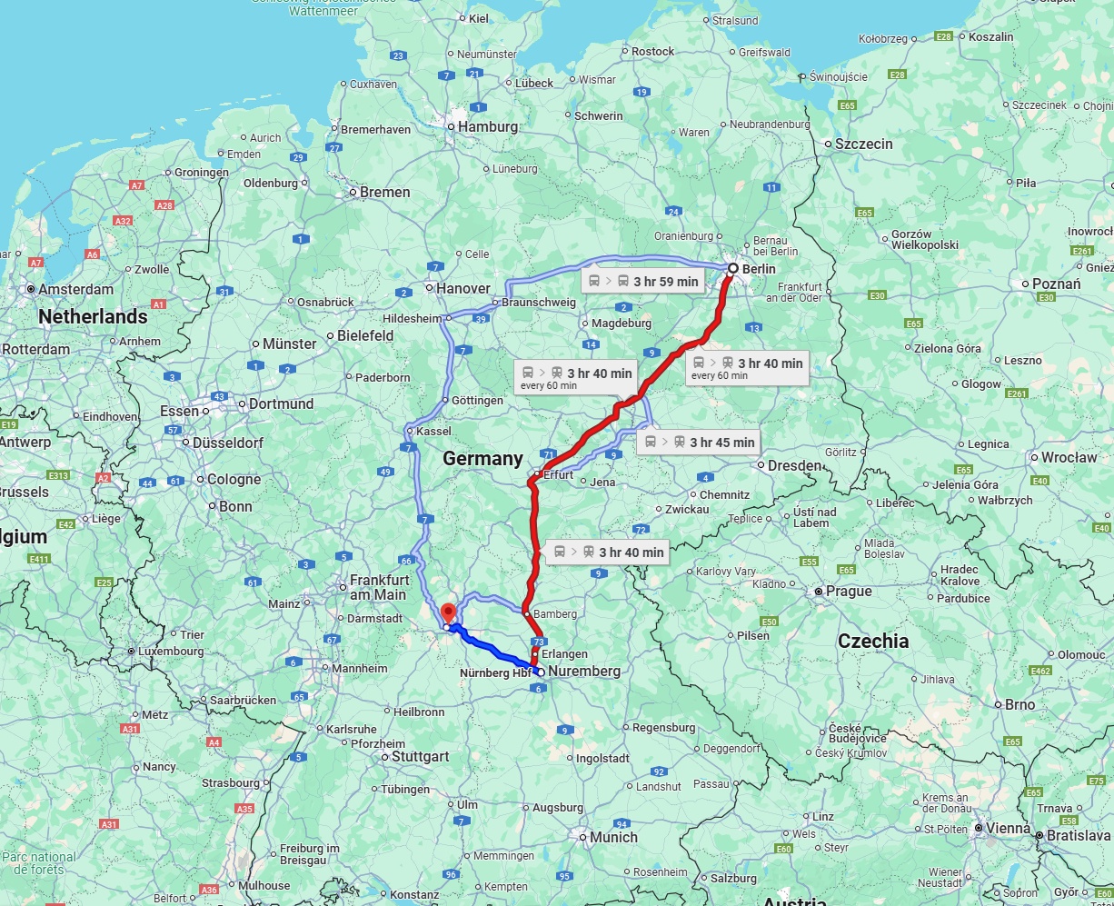 Anreise von Berlin Zu Würzburg Über 