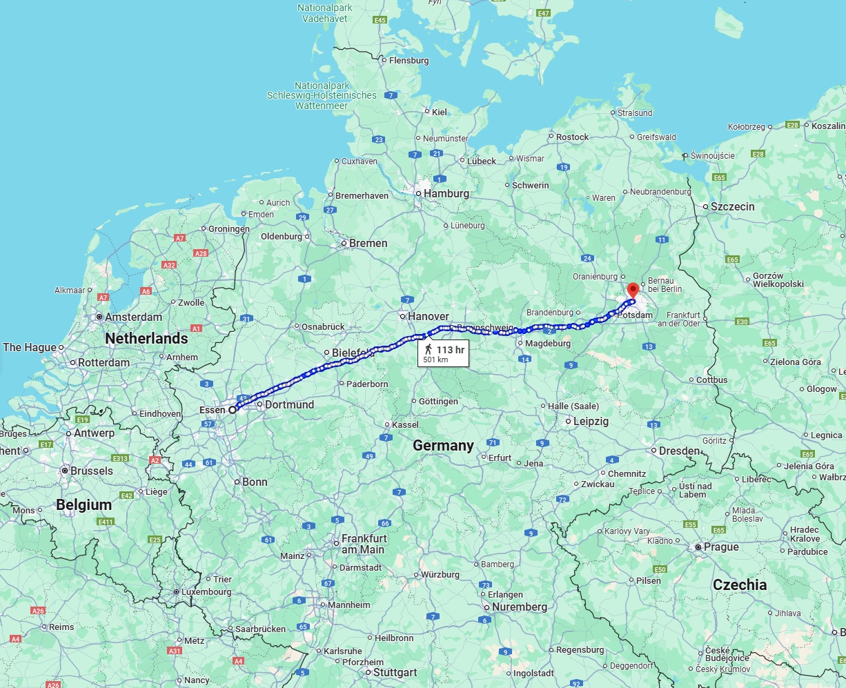 Anreise von Essen Zu Berlin Über 