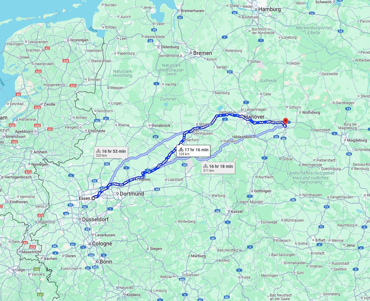 Anreise von Essen Zu Braunschweig Über 