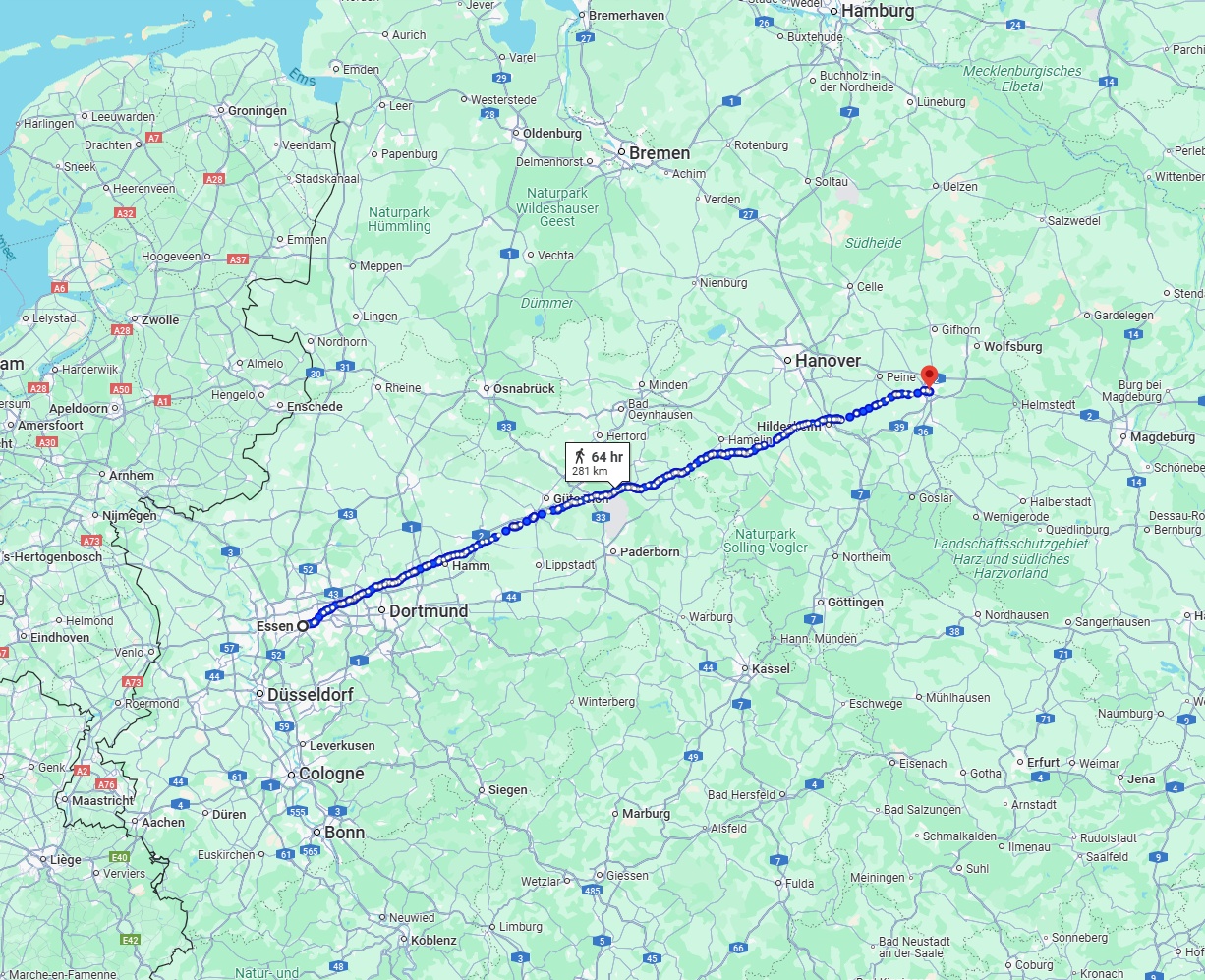 Anreise von Essen Zu Braunschweig Über 